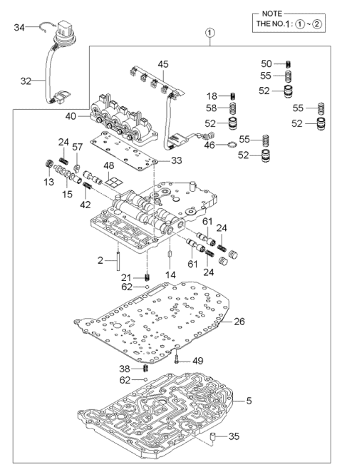 Transaxle Gear-Auto - 2006 Kia Spectra Sedan