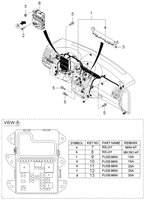 Main Wiring - 2006 Kia Spectra Sedan