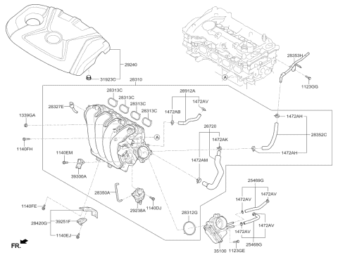 Intake Manifold - 2017 Kia Forte