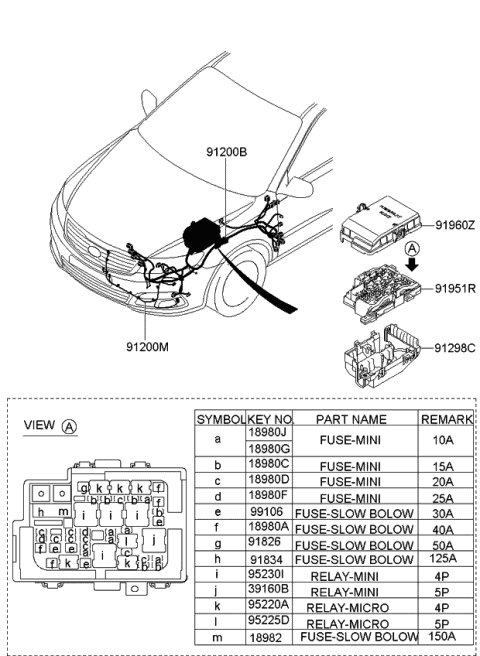 918452G090 Genuine Kia Wiring Assembly-Fem