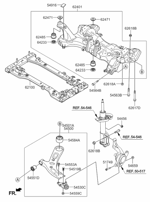 54619E4000 Genuine Kia Pad