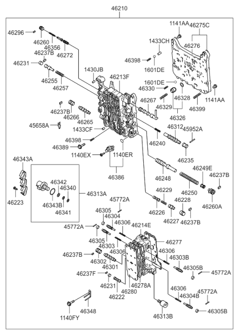 Kia Sedona Transmission Diagram