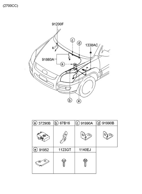 Miscellaneous Wiring - 2009 Kia Sportage