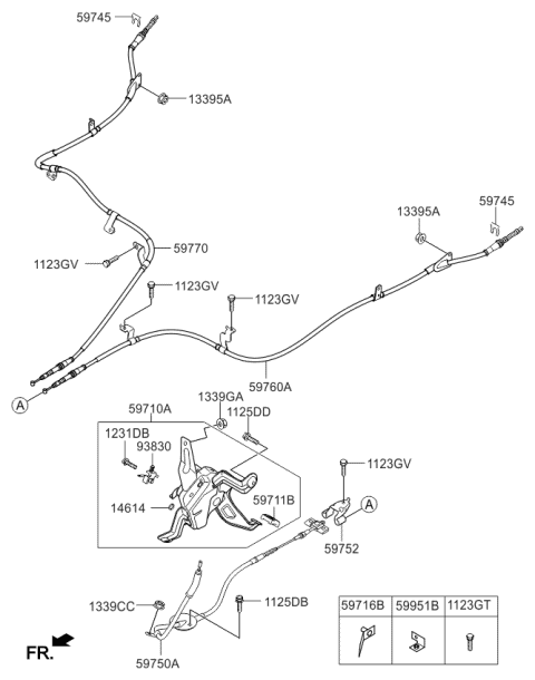 Parking Brake - 2013 Kia Sorento