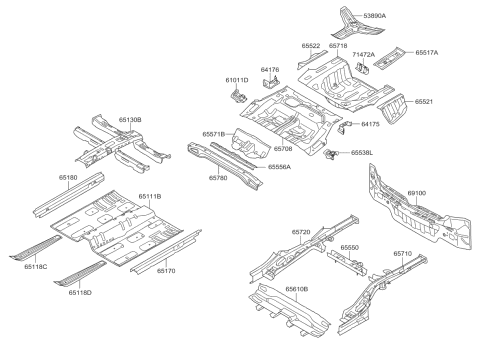 T Genuine Kia Reinforcement Assembly C