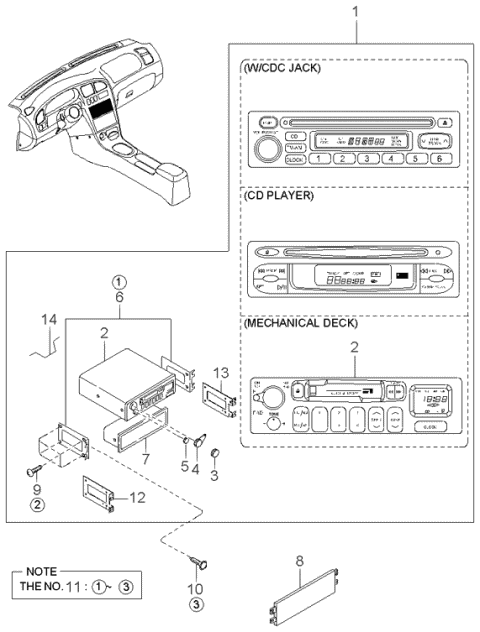 2000 Kia Sephia Radio Wiring