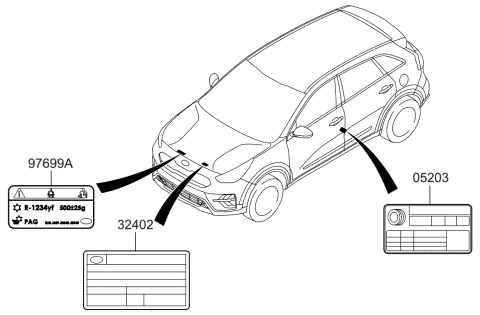 Label - 2020 Kia Niro