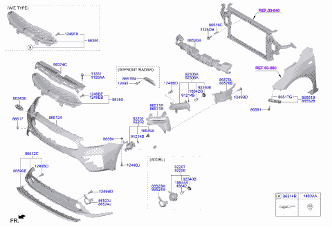 2019 kia forte front bumper cover