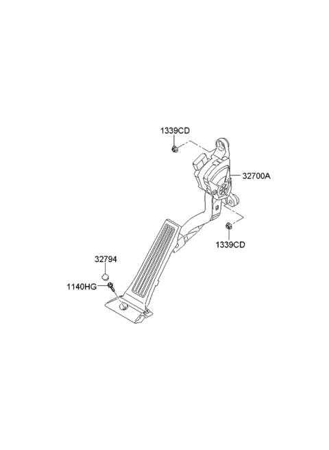 Accelerator Pedal Kia Sportage