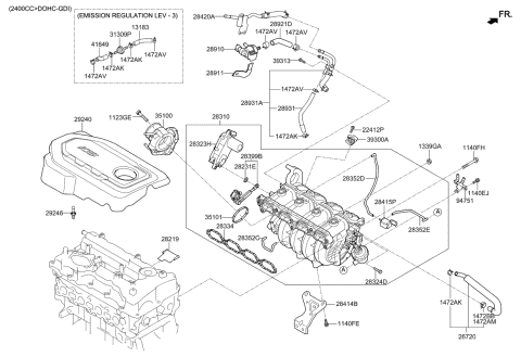 Intake Manifold - 2019 Kia Optima