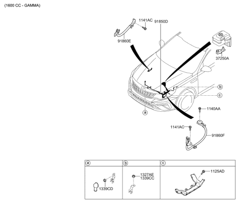 Miscellaneous Wiring - 2020 Kia Optima