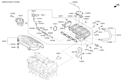 Intake Manifold - 2020 Kia Optima