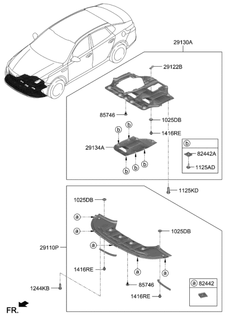 29110D5500 Genuine Kia Pad U