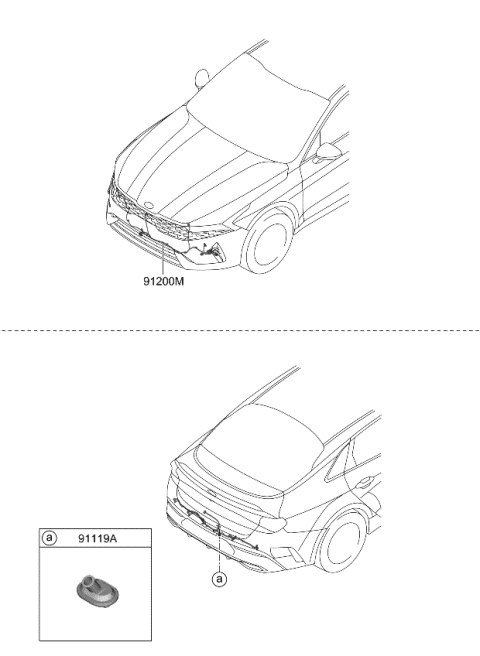 Miscellaneous Wiring - 2021 Kia K5