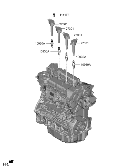 Spark Plug & Cable - 2021 Kia K5