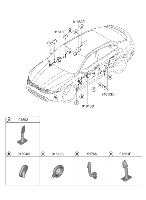 Door Wiring - 2021 Kia K5