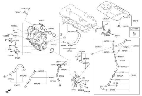 Intake Manifold - 2016 Kia Optima