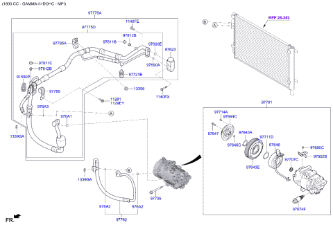 976A3H9000 Genuine Kia Seal Washer-Liquid