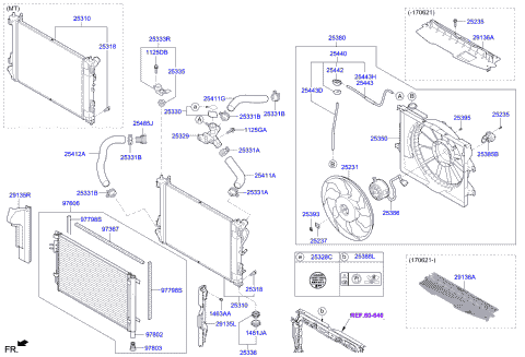 25310H9050 Genuine Kia Radiator Assembly