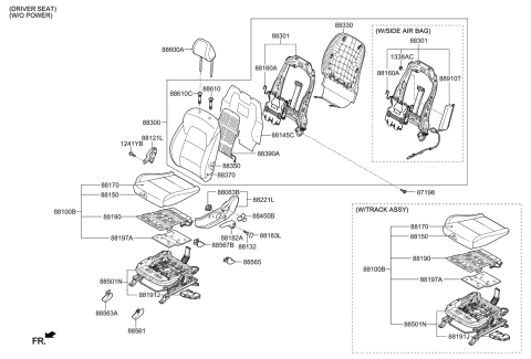 Seat-Front - 2018 Kia Sportage