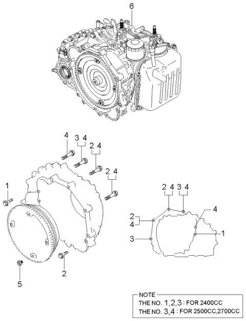 4500039940 Genuine Kia Auto Transmission