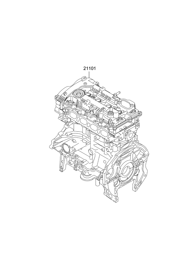 Kia 112N12EH00 Engine Assembly-Sub