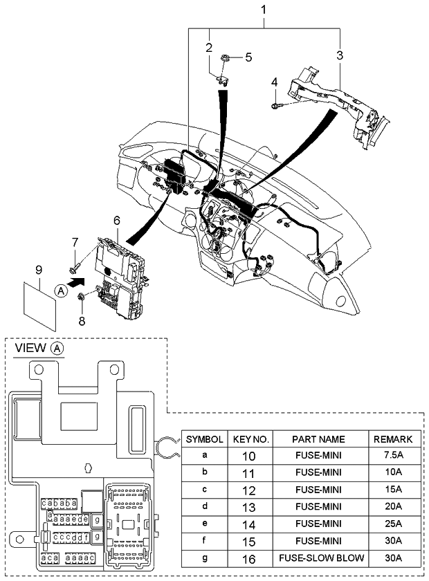 Kia 911064D270 Wiring Assembly-Main