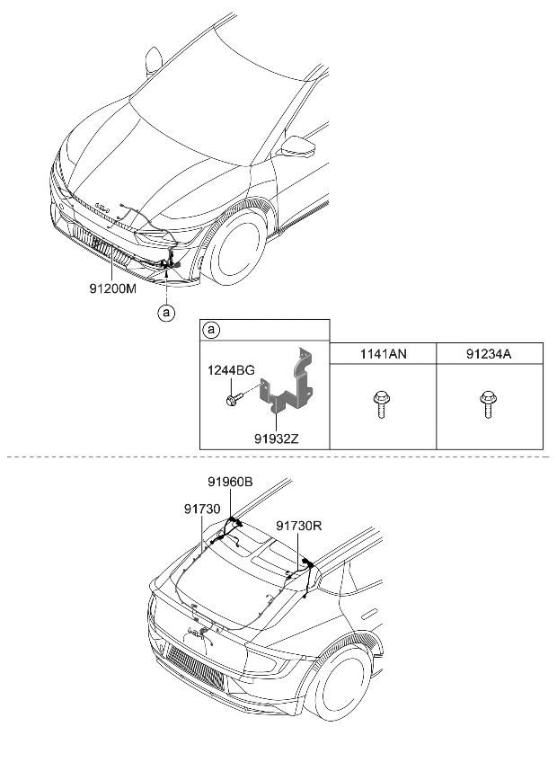 Kia 91655CV180 WIRING ASSY-TAIL GAT