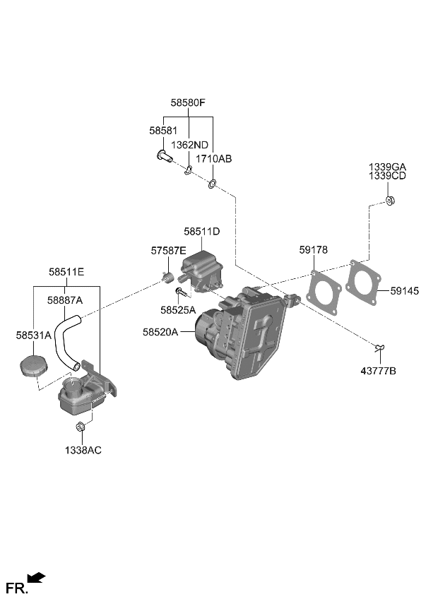 Kia 59145GI000 SEAL