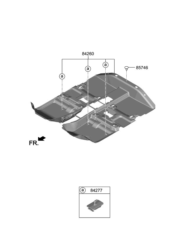 Kia 84260Q4100WK Carpet Assy-Floor