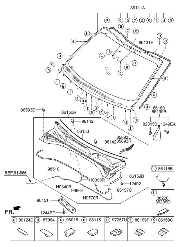 Kia 86180D9300 GARNISH Assembly-Delta L