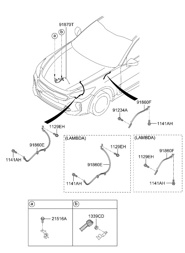 Kia 91865J5020 Wiring Assembly-Eng GROU