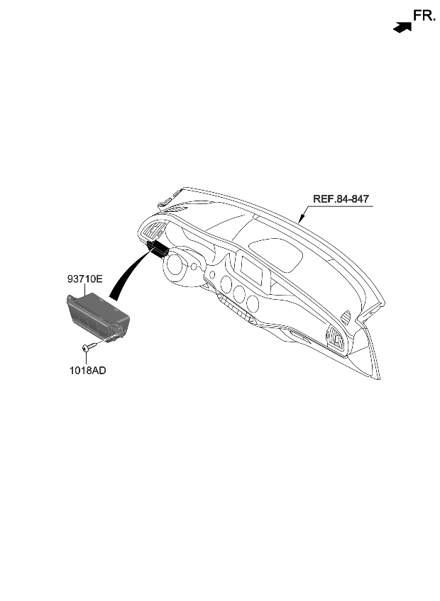 Kia 93700J5AA0CA Switch Assembly-Side CRA