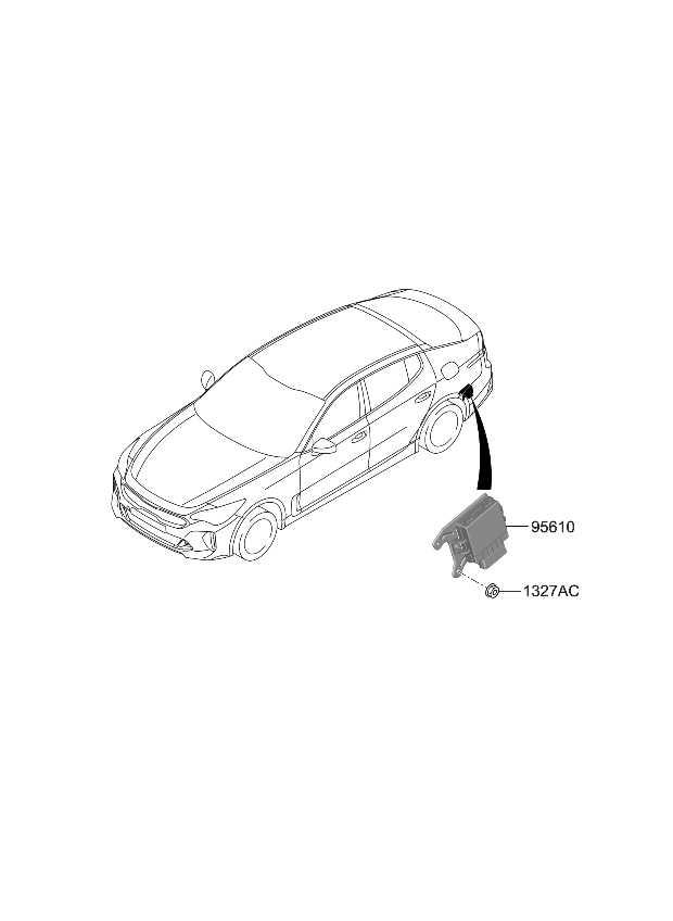 Kia 95610J5500 Module Assembly-Ecs