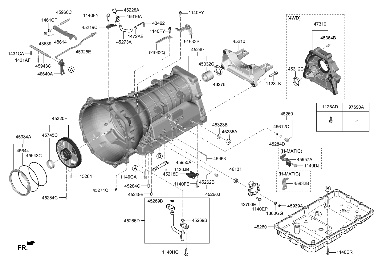 Kia 4527547100 Bracket-Air BREATHER