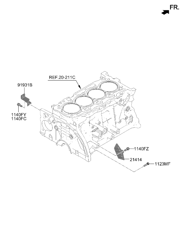 Kia 91931J5310 Bracket-Wiring MTG