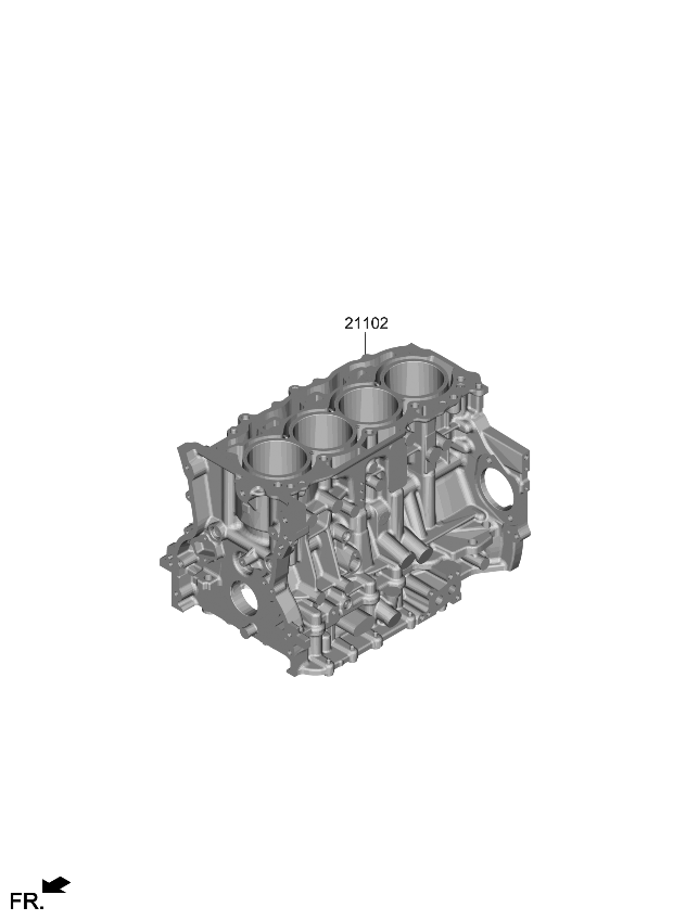 Kia 2Y22M2TA00 Engine Assy-Short