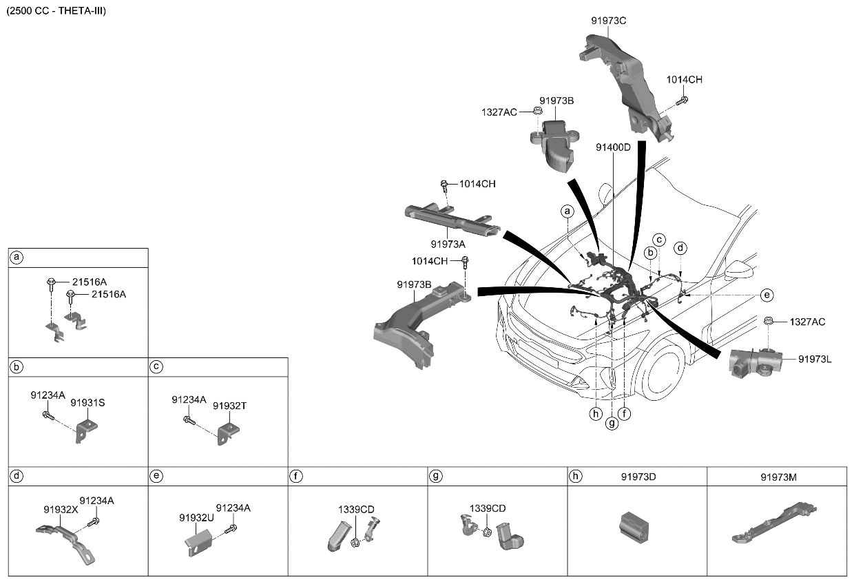 Kia 91961J5010 Protector-Wiring