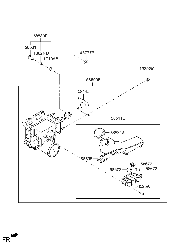 Kia 58500P4800 INTEGRATED ELECTRIC