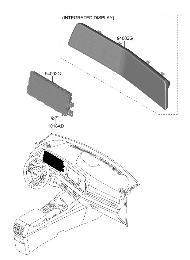 Kia 94013CH000 CLUSTER ASSY-INSTRUM