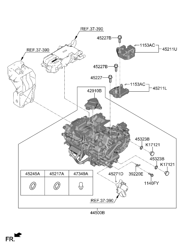 Kia 1153306166K STUD