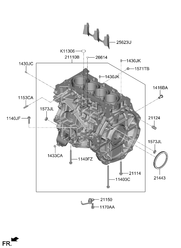 Kia 2115008HC0 JET ASSY-OIL