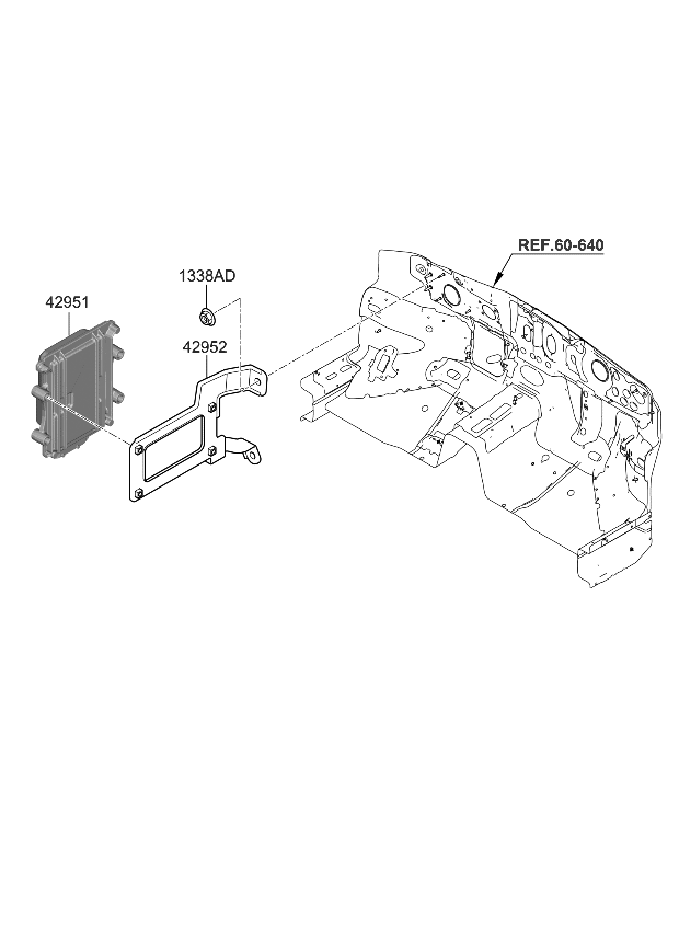 Kia 429512B010 SBW CONTROL UNIT