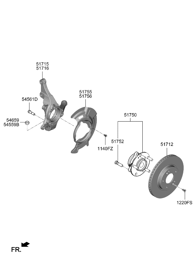 Kia 51756M7000 COVER-FR BRAKE DISC