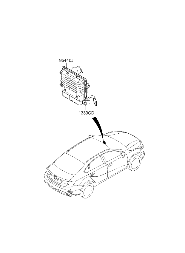 Kia 954402DAK0 T/M CONTROL UNIT