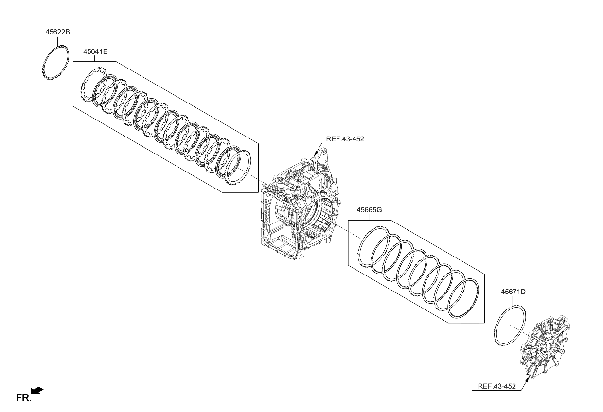 Kia 456254G650 Disk Set-L/R Brake