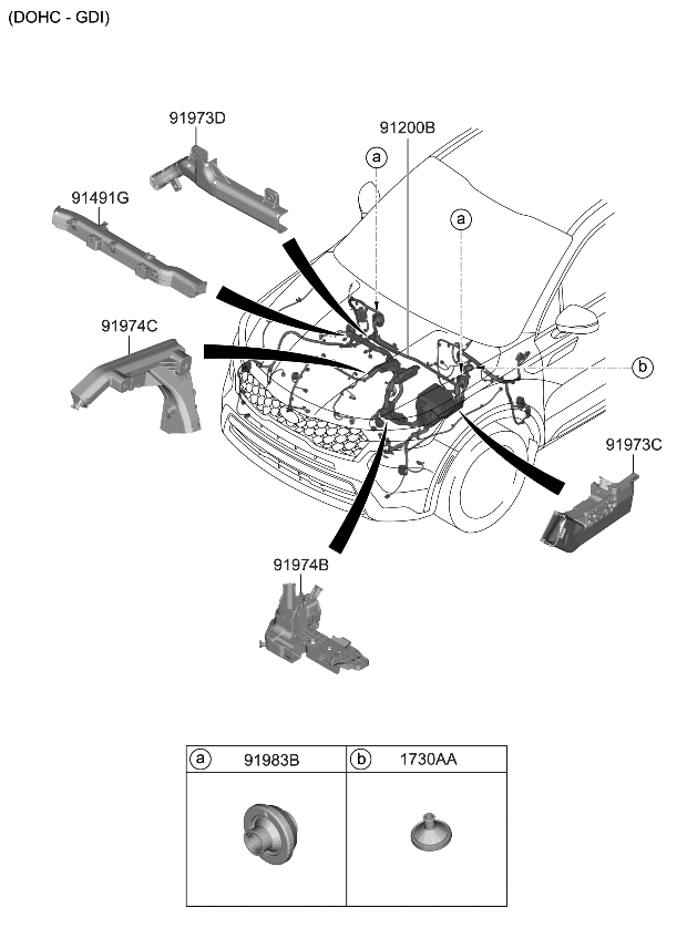 Kia 91961N9110 PROTECTOR-WIRING