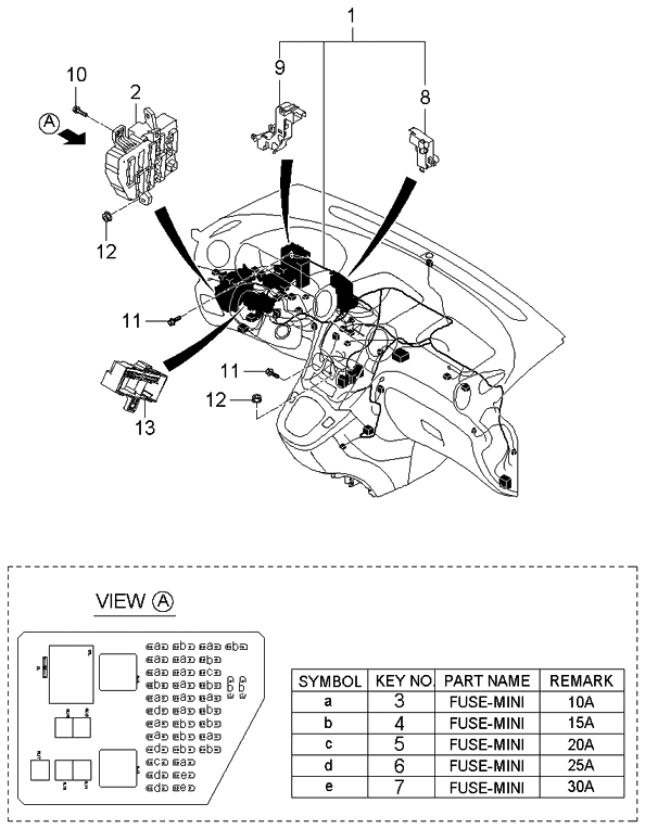 Kia 911211D690 Wiring Assembly-Main