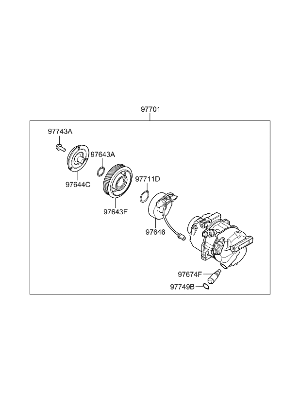 Kia 97641R0000 Coil-Field