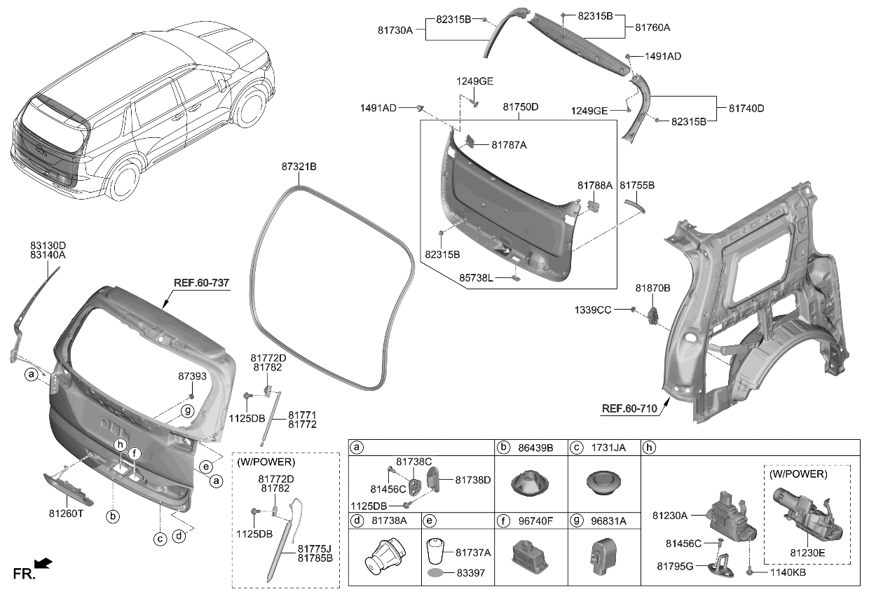 Kia 81870R0101 MODULE ASSY-POWER T